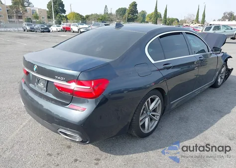 2019 BMW 740I xDrive from USA, damaged, VIN WBA7E4C51KGV28667
